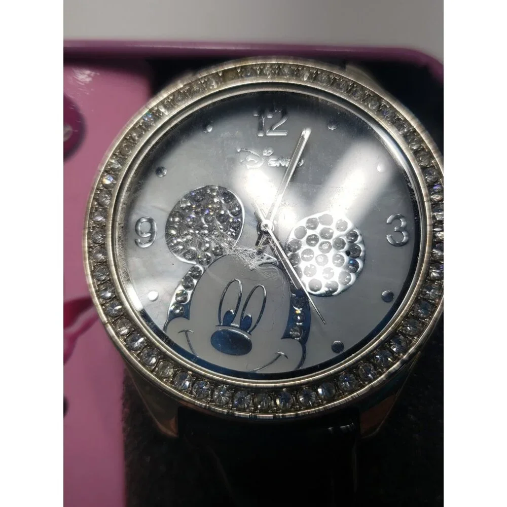 Lot of 2 Mickey Mouse Talking Time & Accutime Disney Mickey Mouse MR2133 Watches